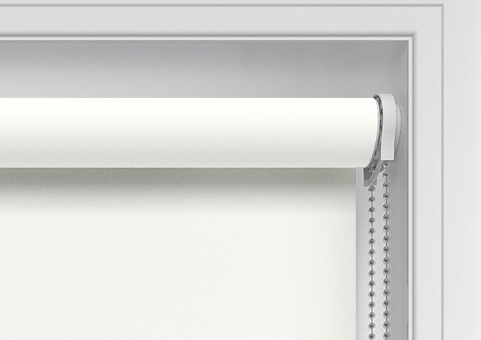 Palermo (Blackout), White - Twist&Fit Roller Blind - Image 11